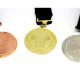 مدال قهرمانی طلا و نقره و برنز